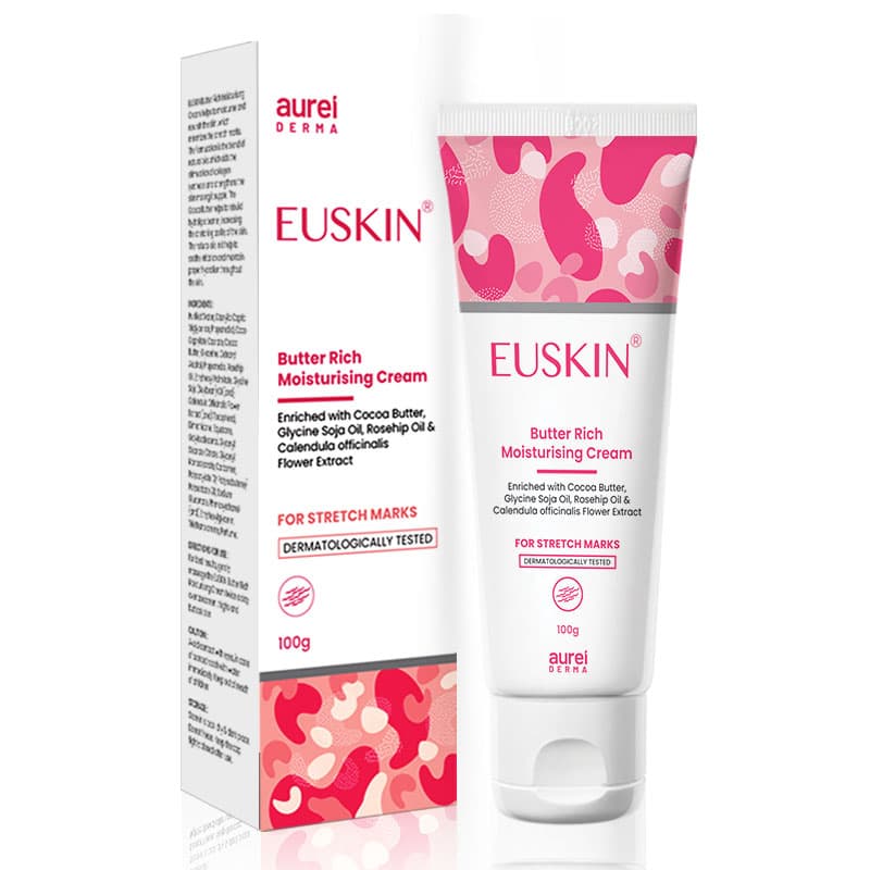 Euskin Butter Rich Moisturising Cream - Rich, nourishing moisturizing cream with natural butters for deep hydration